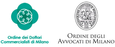 loghi dell'ordine dei dottori commercialisti e dell'ordine degli avvocati di Milano